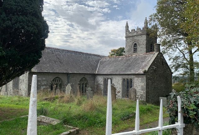 Heligan Church from the lynchgate